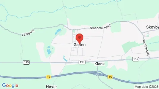 Butikslokaler til leje i Galten - Foto fra Google Street View