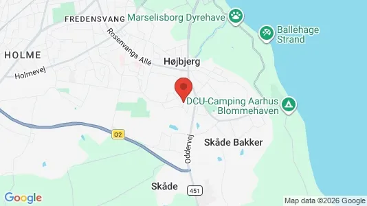 Butikslokaler til leje i Højbjerg - Foto fra Google Street View
