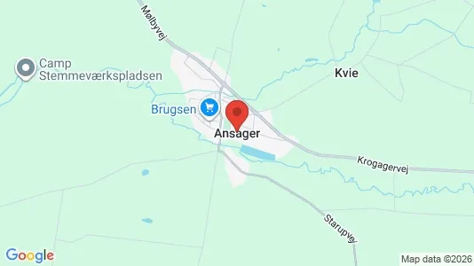 Butikslokaler til salg i Ansager - Foto fra Google Street View
