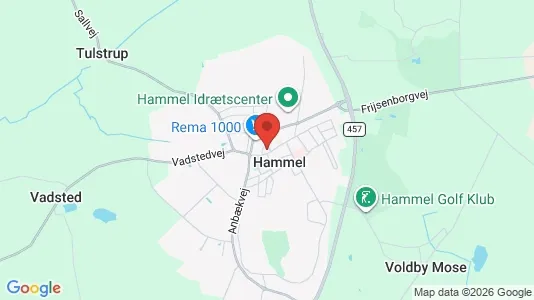 Butikslokaler til salg i Hammel - Foto fra Google Street View