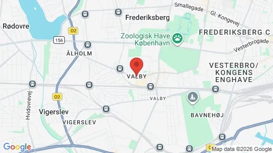 Butikslokaler til leje i Valby - Foto fra Google Street View