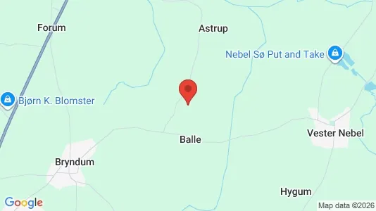 Butikslokaler til leje i Esbjerg N - kort over placeringen