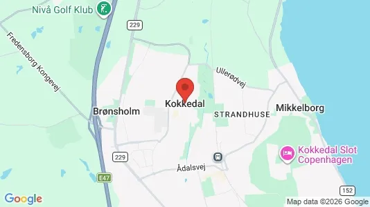 Butikslokaler til leje i Kokkedal - Foto fra Google Street View