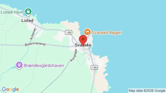 Butikslokaler til salg i Svaneke - Foto fra Google Street View