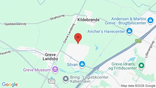 Butikslokaler til leje i Greve - Foto fra Google Street View