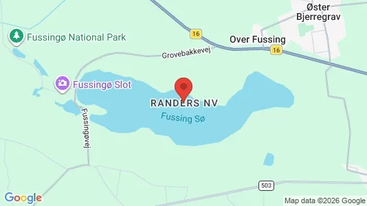 Kontorlokaler til leje i Randers NV - kort over placeringen