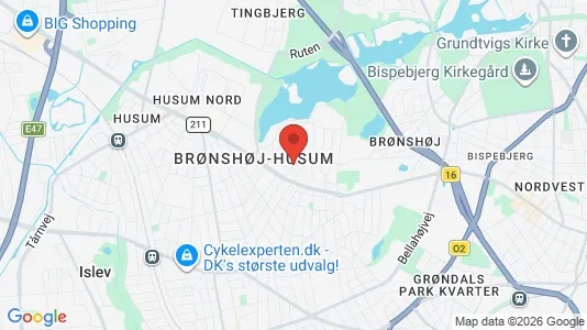 Butikslokaler til salg i Brønshøj - Foto fra Google Street View